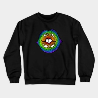 Gay Kiss Comic Crewneck Sweatshirt